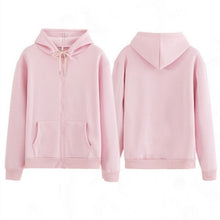 Load image into Gallery viewer, Plus Size Couple Hoodies Women Harajuku Streetwear Oversized Zip Up Sweatshirt Clothing Korean Style Long Sleeve Tops
