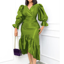 Load image into Gallery viewer, High Quality Women Dress Bow Elegant Wedding Party Dresses For Women 2022 Summer Plus Size Women Clothing S-XXXL Femme Vestidos

