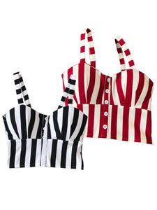 gkfnmt Crop Top  Women Camis Halter Top Women Camisole 2022 Summer Sexy Sleeveless Slim Low Chest Button Plus Size 3XL Clothing