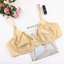 Load image into Gallery viewer, PariFairy E cup Big Size Bralette Ultrathin Polyester Underwired Bra Plus size 44E 46E 48E 42F 44F 46F 48F 50F 52F
