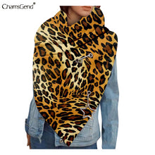 Load image into Gallery viewer, Fashion Leopard Tiger Skin Print Scarf Warm Scarves Women Winter Pashmina Neck Wraps Shawls Stole Poncho Neck Warmers Scarf
