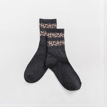 Load image into Gallery viewer, Women Socks Cotton Seamless Leopard Sock Soft Skin-friendly High Quality Sleeping Middle Tube Socks Winter Hot Sale BANNIROU
