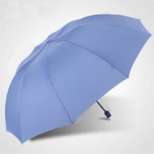 Load image into Gallery viewer, LIKE RAIN Super Large Folding Umbrella Rain Women Windproof Sunny And Rainy Paraguas Male Double Whole Family Umbrellas UBY28
