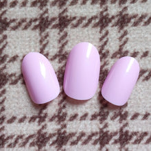 Load image into Gallery viewer, 24pcs Nude Oval Fake Nails Short Glossy Plastic Artificial Fingernails Fake Girls Press On Nails Medium Faux Ongles Court
