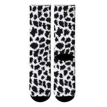 Load image into Gallery viewer, New 3D Printed Animal Fur Leopard Crew Socks Men Zebra Tiger Skin Long Socks Animal Giraffe Zebra Men&#39;s Dress Tube Socks

