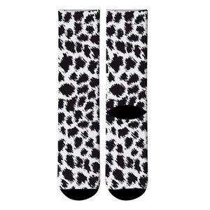 New 3D Printed Animal Fur Leopard Crew Socks Men Zebra Tiger Skin Long Socks Animal Giraffe Zebra Men&#39;s Dress Tube Socks
